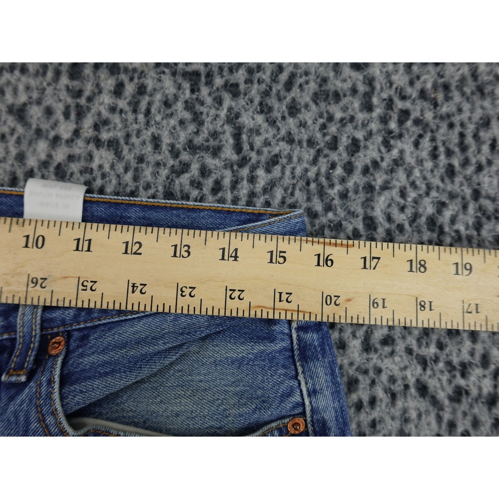 Levi's 501 Straight Leg Jeans Mens 30x26 Blue Vintage Button Fly Cotton - Picture 7 of 14